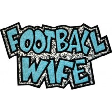 Exclusive FOOTBALL WIFE Double Applique